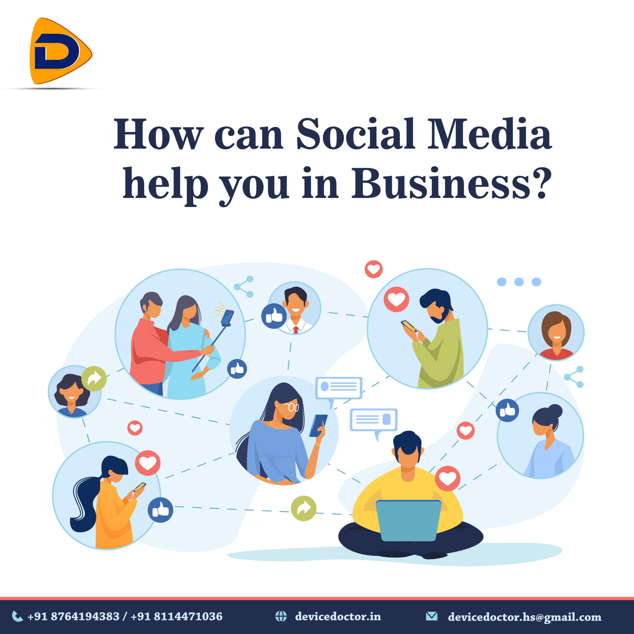 How Can Social Media Help You In Business Devicedoctor India