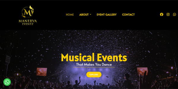 event management website