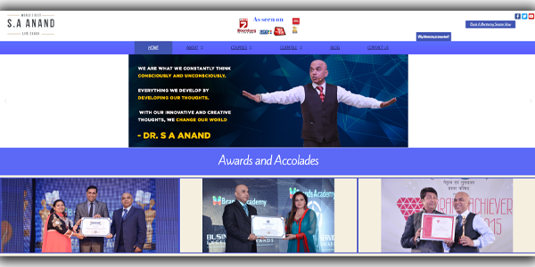 life coach website development