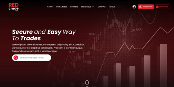 trading website designer and developer